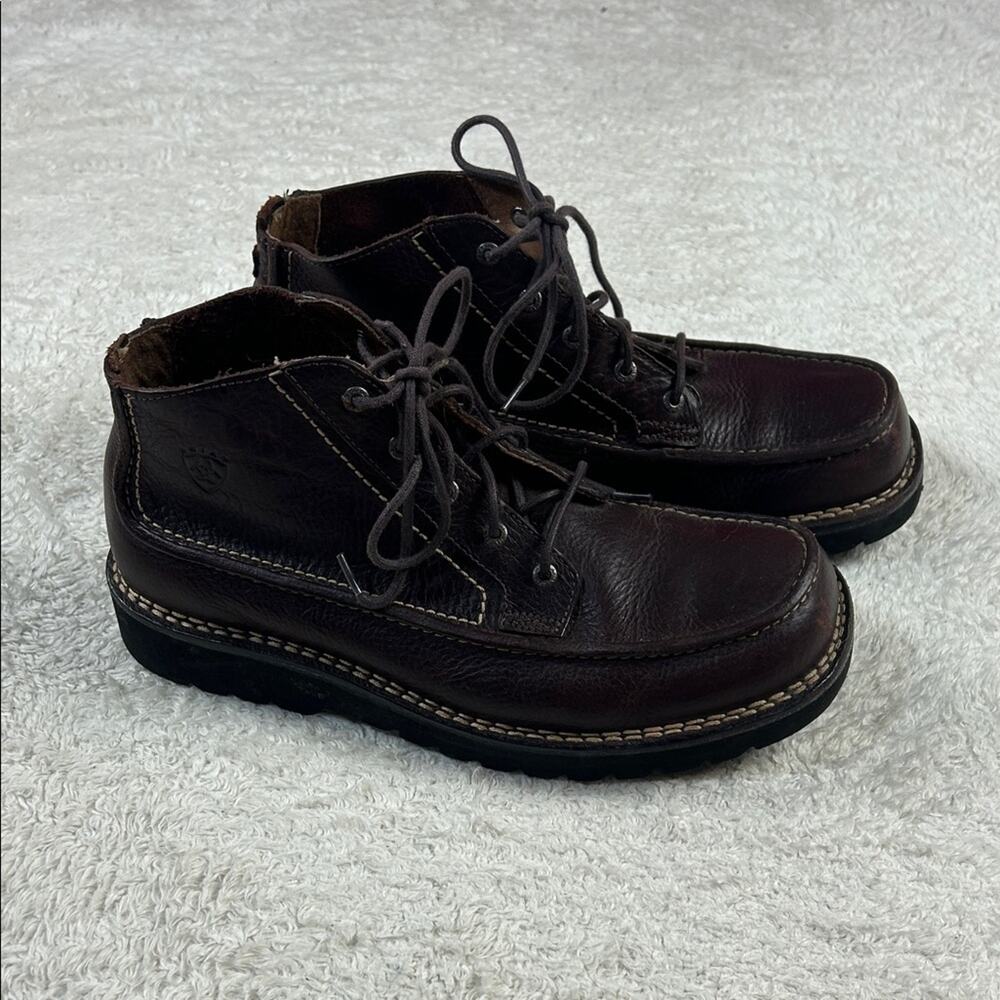 Ariat 4LR brown‎ leather boots - size 10 D